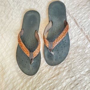 Volatile Orange and Gray Women's Sandals